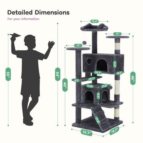 Indoor Multi-Level Cat Tower