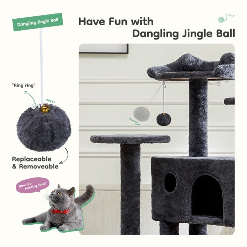 Indoor Multi-Level Cat Tower