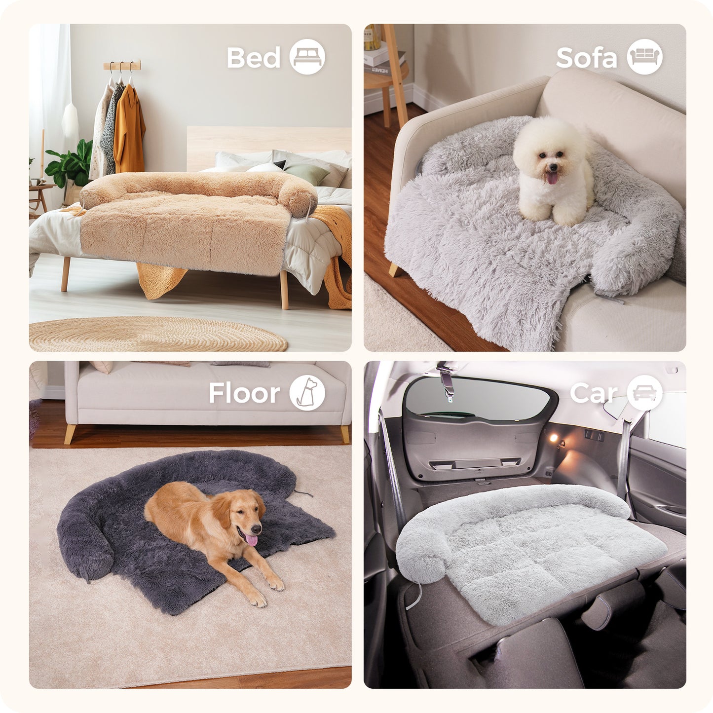 Cozy dog ​​bed