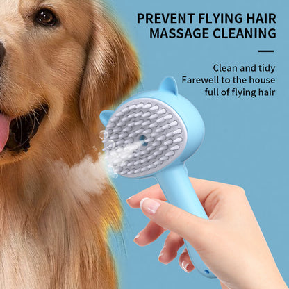 Brosse de nettoyage des poils avec brume