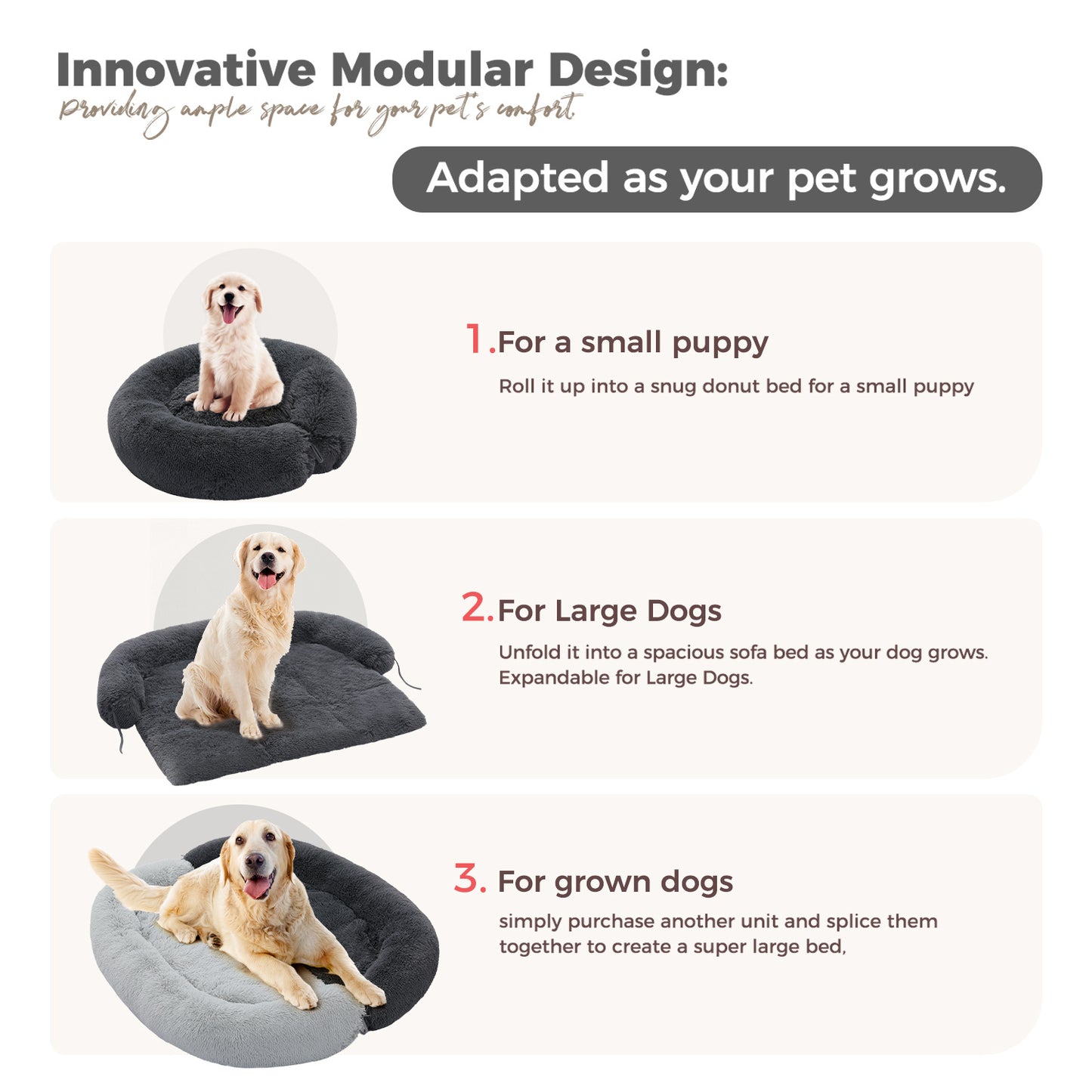 Cozy dog ​​bed