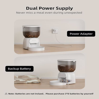Dispensador automático de comida para gatos