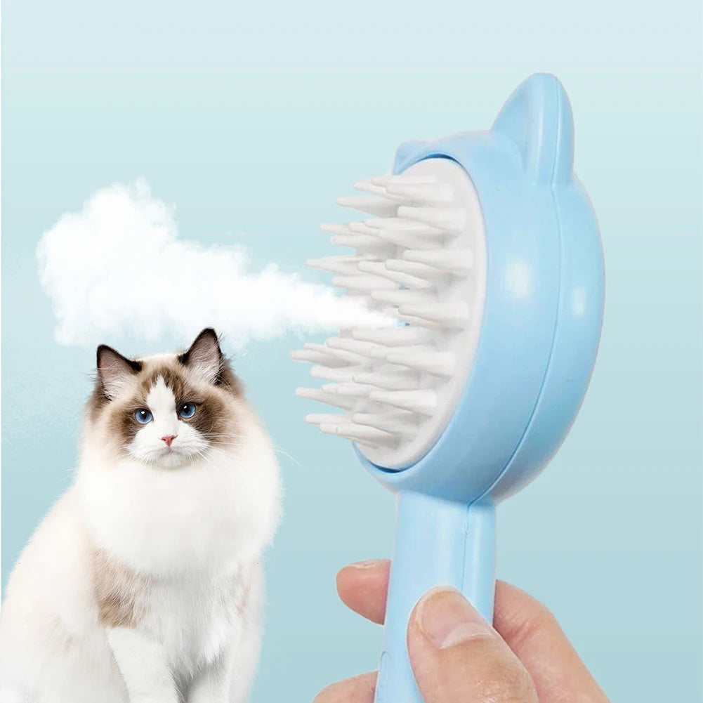 Brosse de nettoyage des poils avec brume